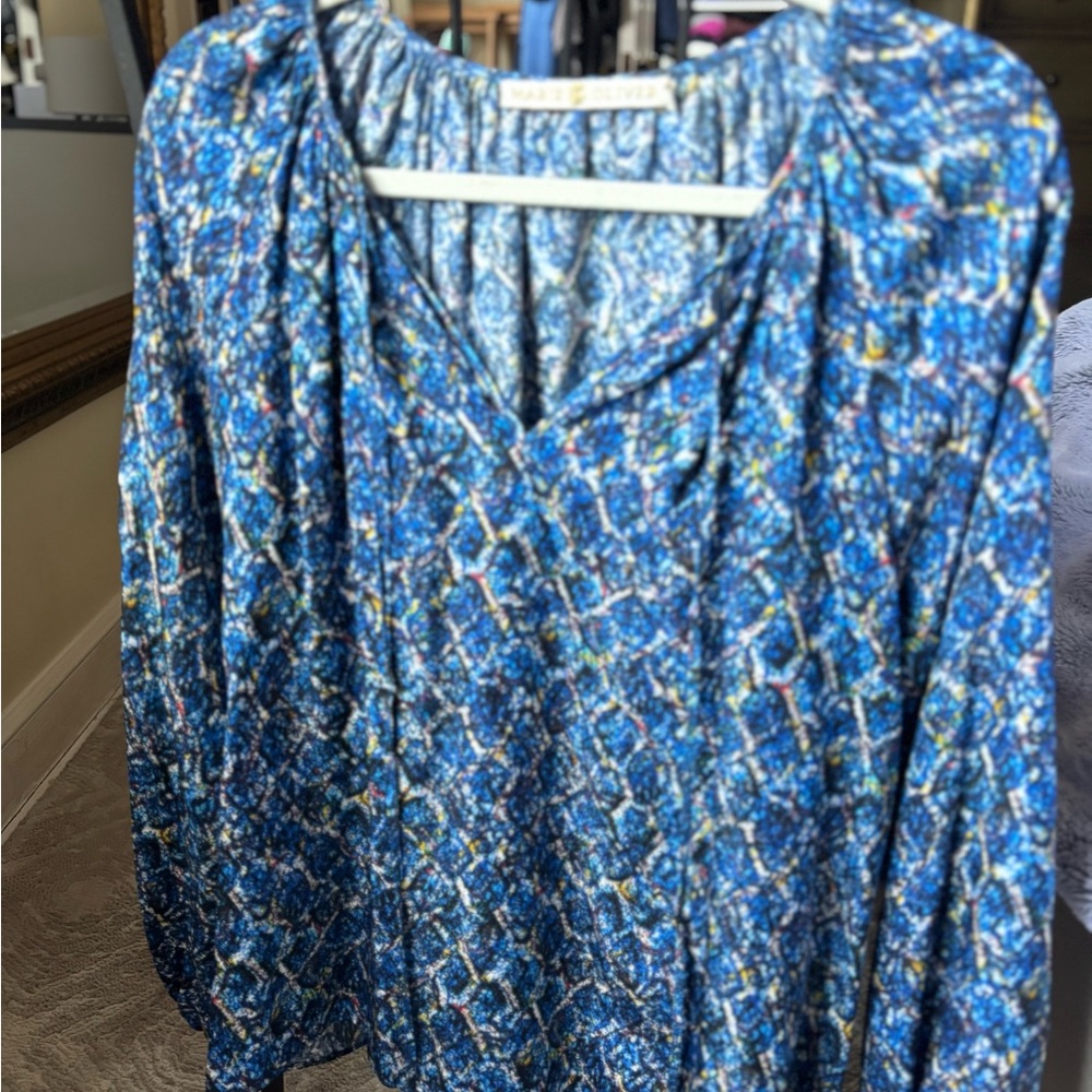 Marie Oliver Patterned Blouse